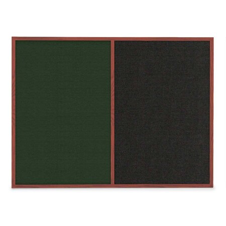 United Visual Products Slim Style Indoor Enclosed Corkboard, 48 UVRDS48SBH-GOLD-BUFF